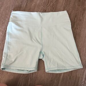 Fabletics Women's Soft Blue Bike Shorts
